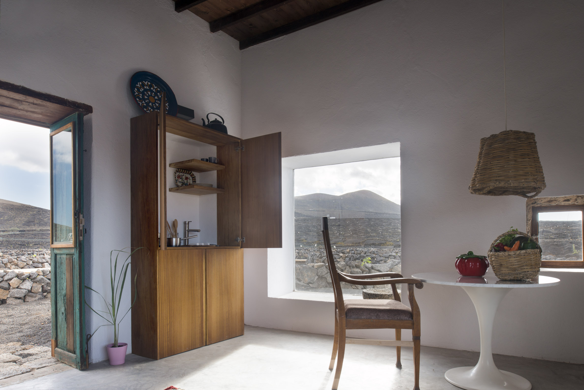 Buenavista Lanzarote Country Suites casa oeste kitchenette livingroom
